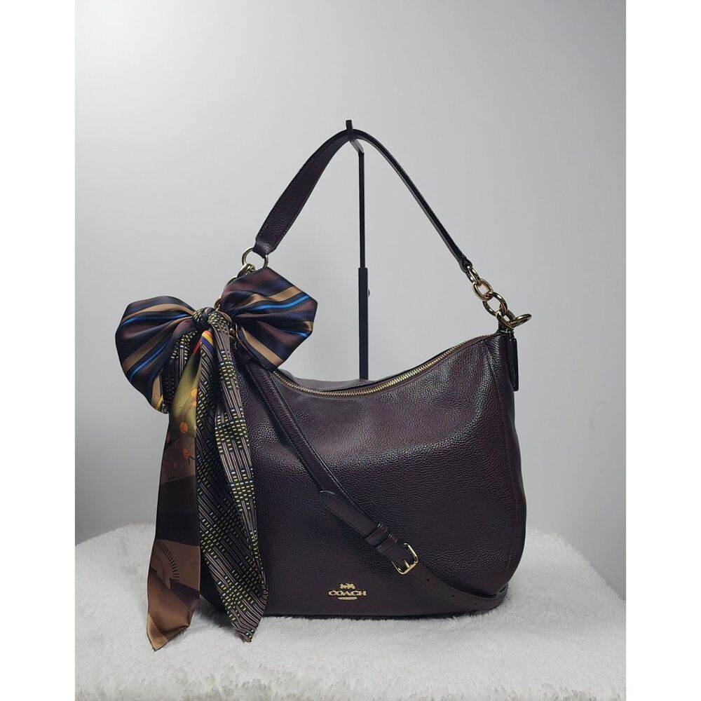 Authentic Coach Chelsea 32 Hobo | Oxblood Leather | Style 58036